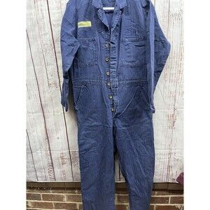 Vintage Universal Overall Chicago Stone Cutter Herringbone Union Coveralls 44